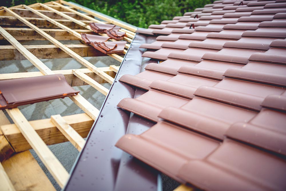 ceramic tiles on roof